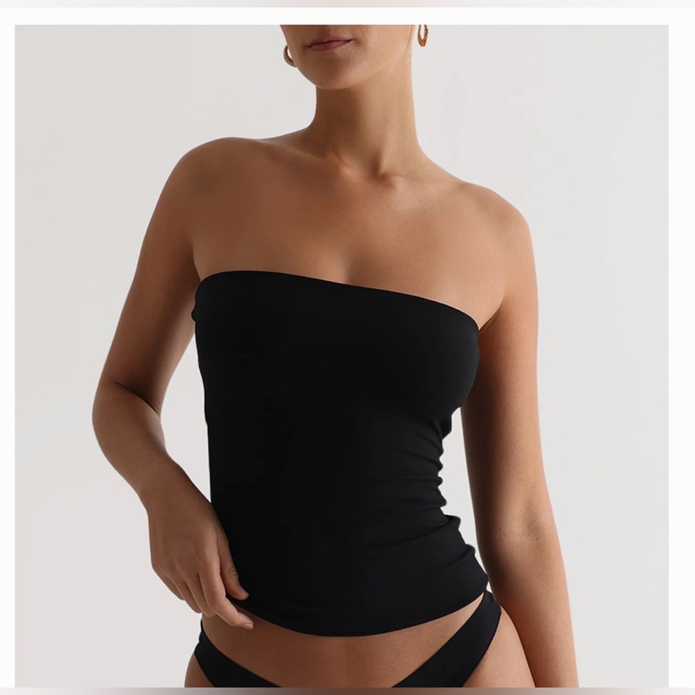 My outfit online CLASSIC FULL-LENGTH TUBE TOP - BLACK